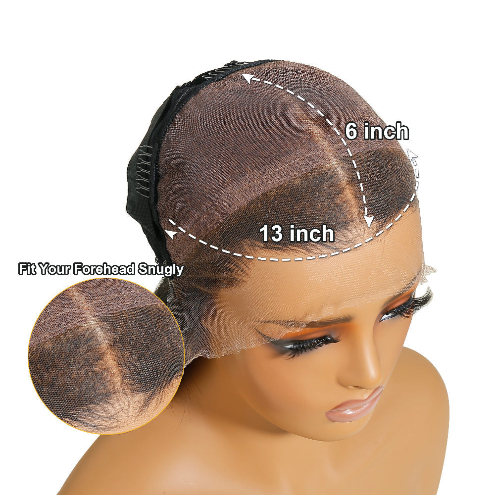 13x4 HD  Raw Body Wave Human Hair Frontal Wig