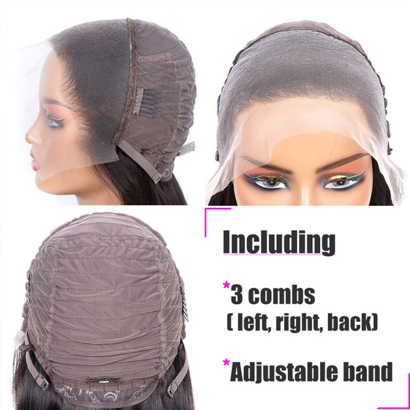 13x4 HD  Raw Body Wave Human Hair Frontal Wig